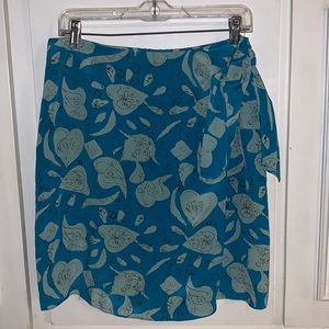 Silk side-tie skirt, size 12
